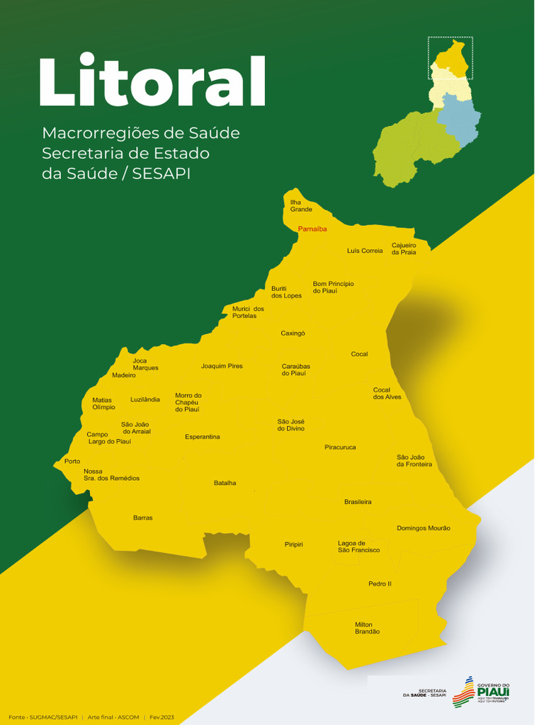 MAPAS SAÚDE - Regioes - Separados - Novo | PDF