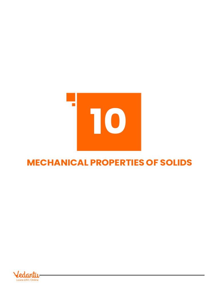 Mechanical Properties of Solids Explained | PDF | Elasticity (Physics ...