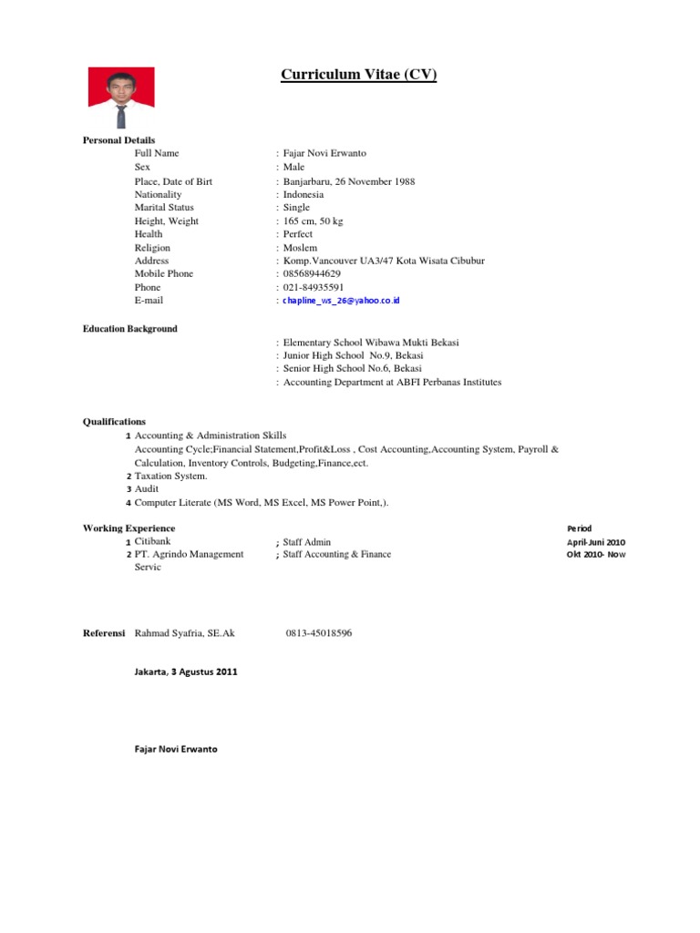 Cv Fajar