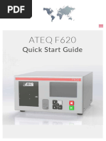 ATEQ F620 Quick Start Manual | PDF | Menu (Computing) | Usb