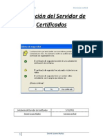 Instalación del Servidor de Certificados