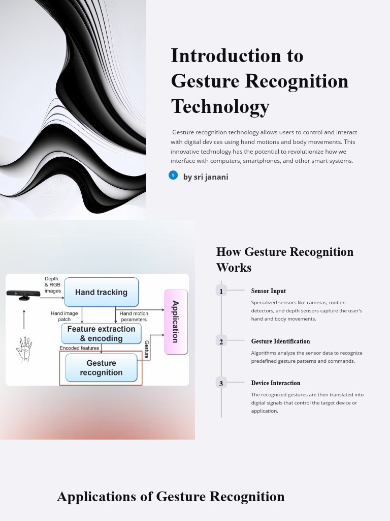 Gesture Recognition Technology Overview | PDF | Information Science ...