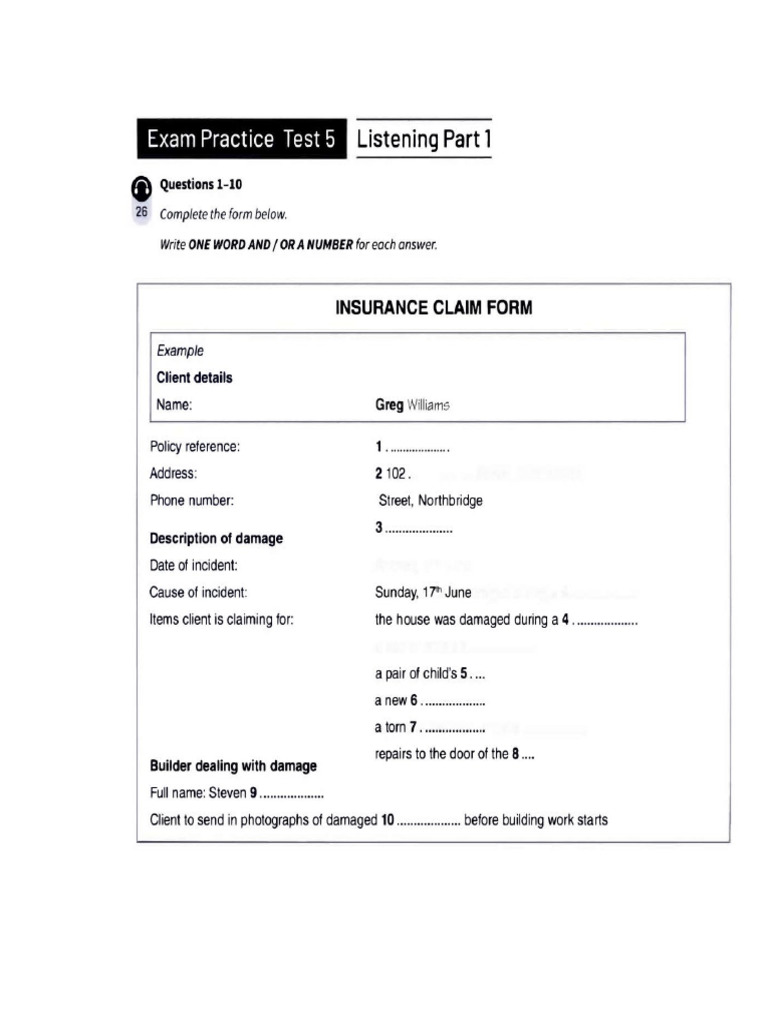 Trainer 2 - Test 5 | PDF