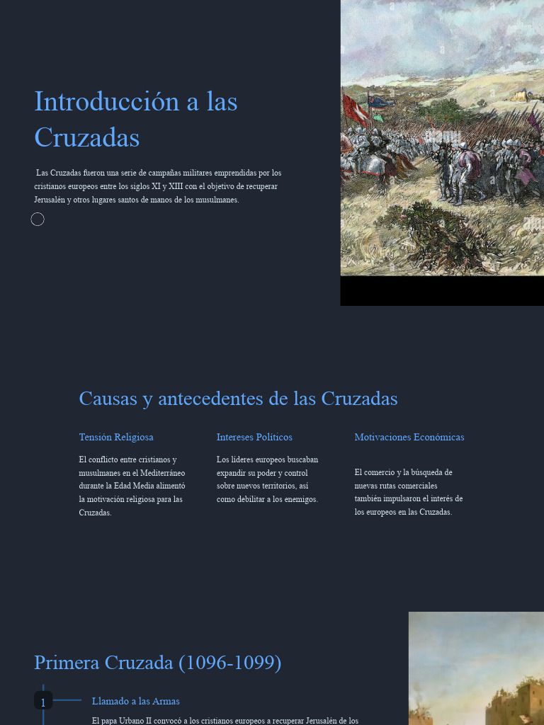 Introduccion A Las Cruzadas | PDF | Cruzadas | imperio Bizantino