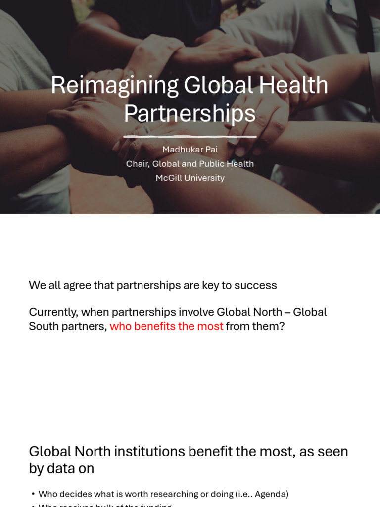 Rethinking Global Health Partnerships | PDF