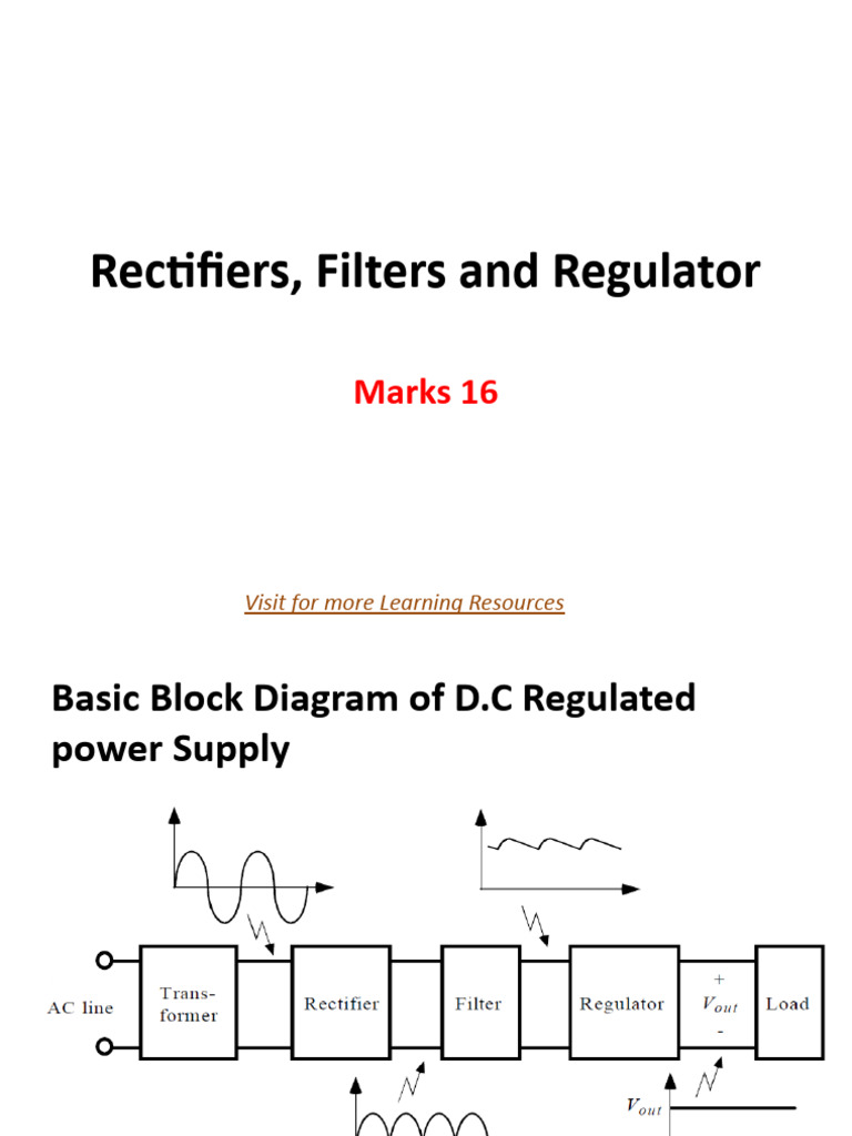 Rectifiers & ITS TYPES | PDF | Science & Mathematics