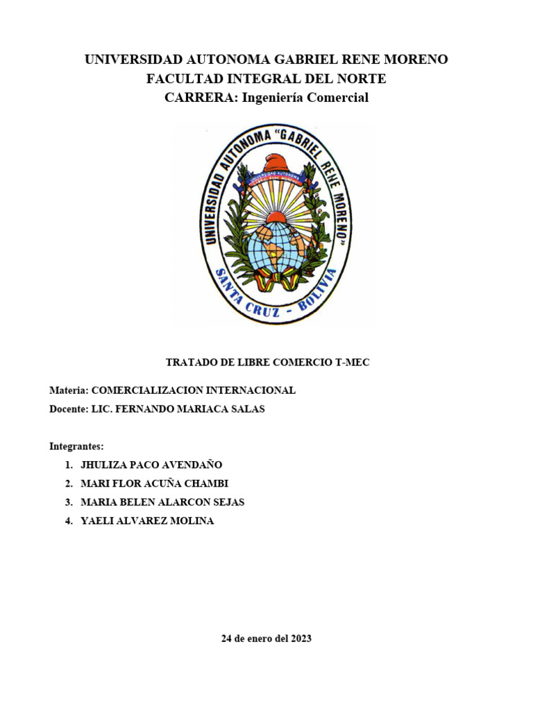 Informe Oficial T-Mec | PDF | Tratado de Libre Comercio Norteamericano ...