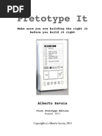 Pretotype It First Pretotype Edition