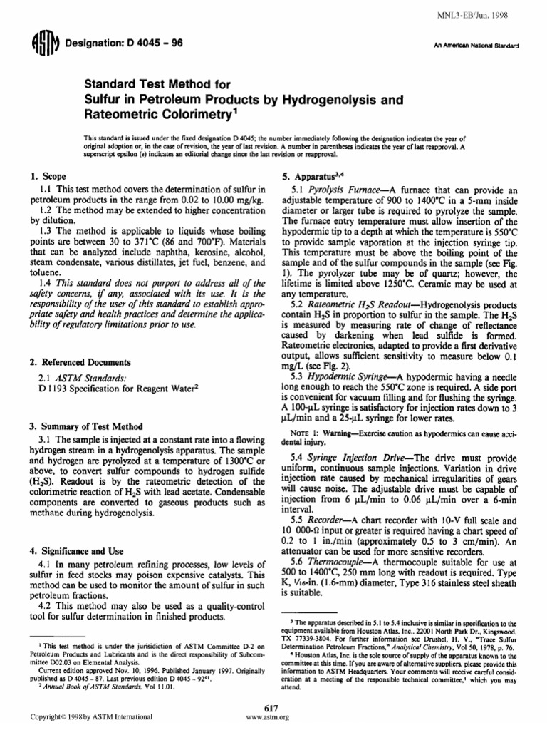 standard-test-methid-for-sulfur-in-petroleum-products-by-hydrogenolysis