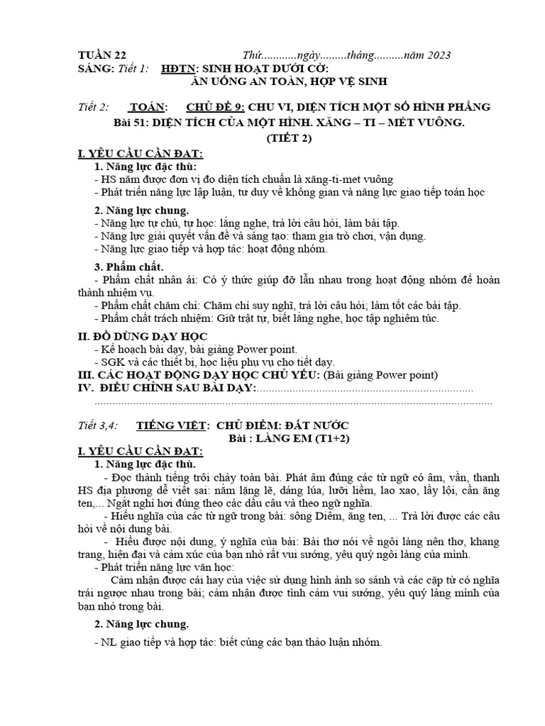 Tuan 22. 3A | PDF
