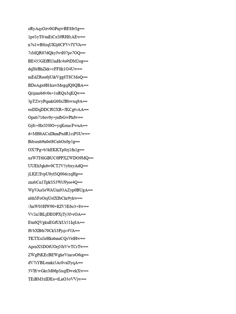 Document Encryption and Encoding Guide | PDF