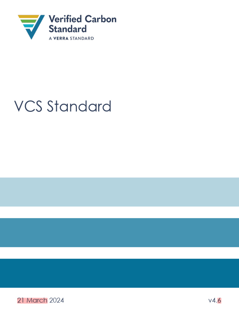 VCS Standard v4.6 | PDF | Electricity Generation | Compact Fluorescent Lamp