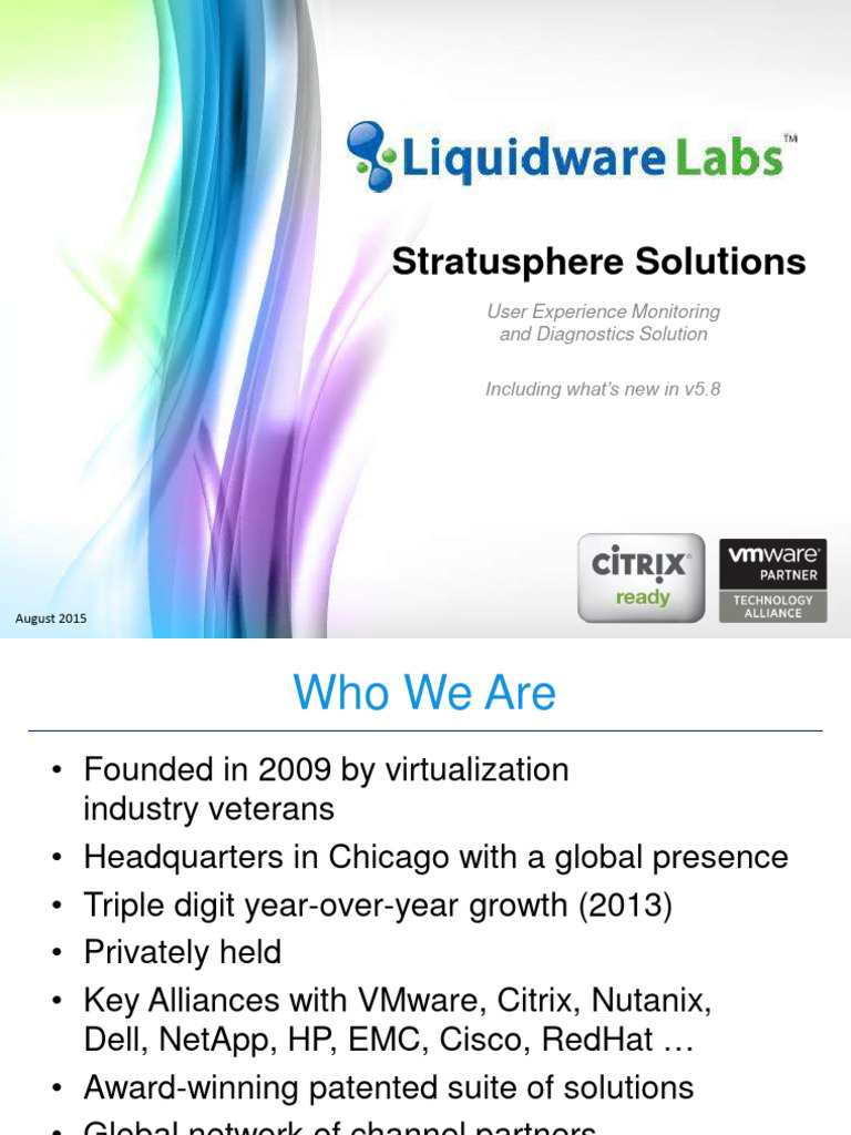 LWL Stratusphere UX Product Overview 2015-08 C | PDF | Desktop ...