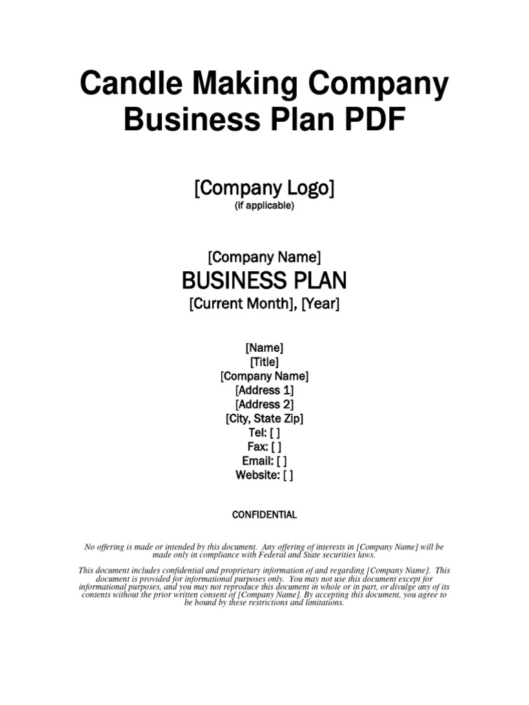 Candle Making Business Plan Guide | PDF | Business Plan | Business