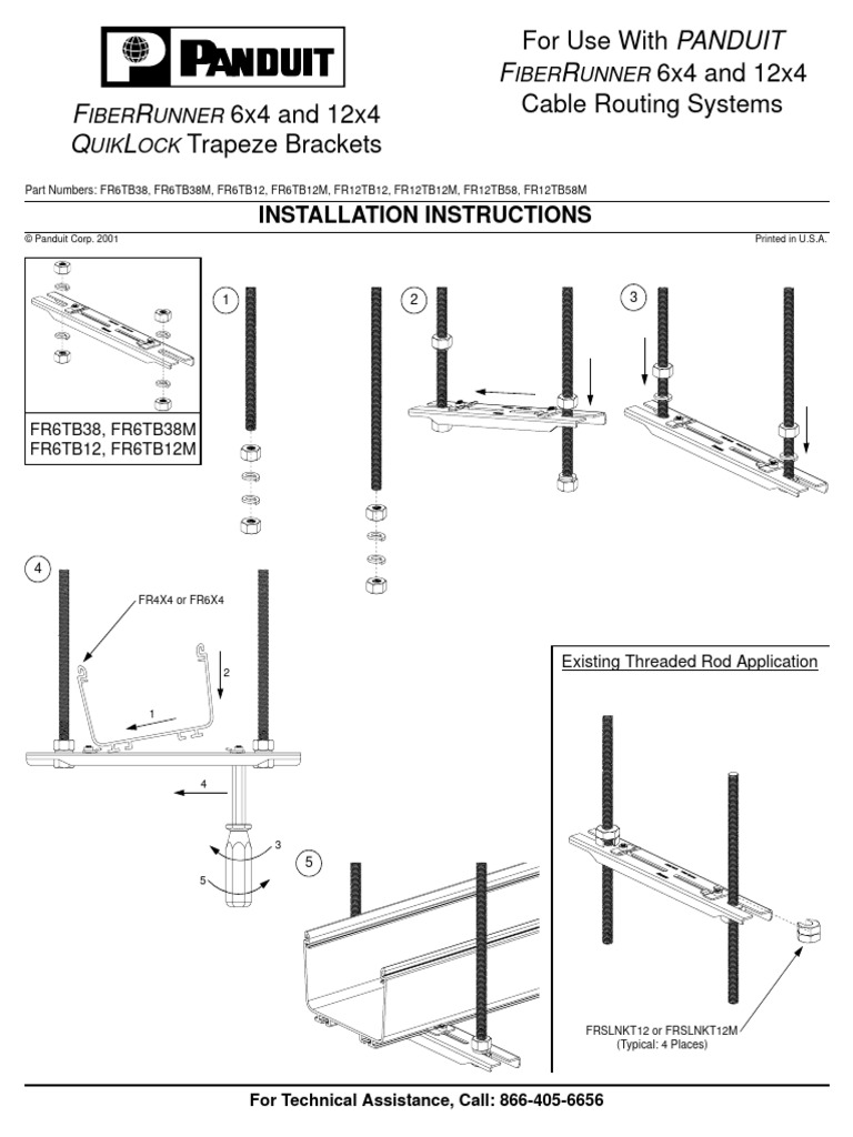 Panduit Fiber Runner Pdf: Fiberrunner Cable Routing System Brochure ...