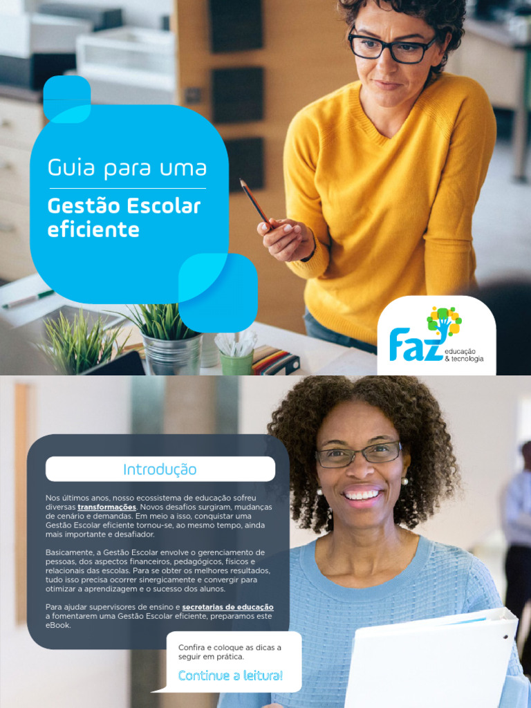 Gestão Escolar Eficiente: Guia Prático | PDF | Pedagogia | Aprendizado
