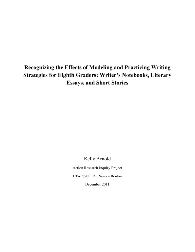 Writing Strategies for Eighth Graders | PDF | Narrative | Reading (Process)