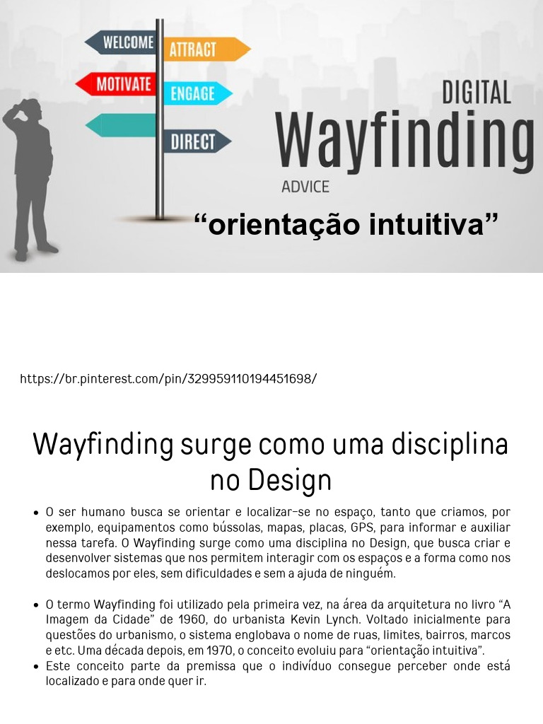 Entenda o Wayfinding no Design | PDF | Humano | Conhecimento