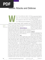 Mobile Attacks and Defense