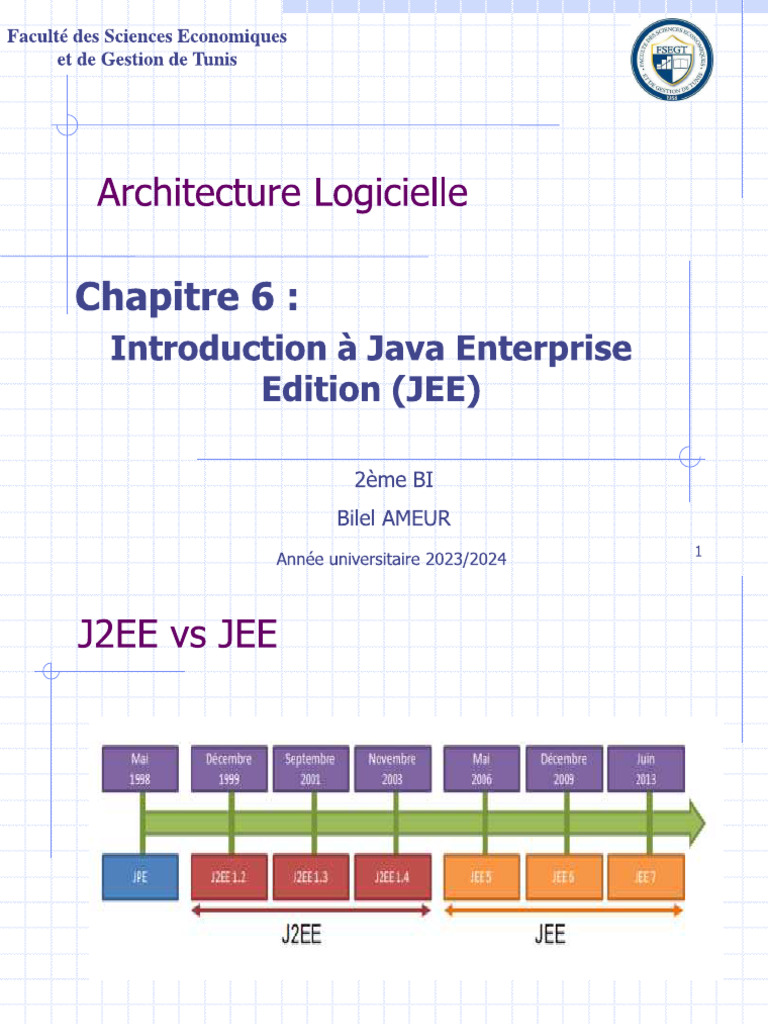 Chapitre 6 - Introduction À Java Enterprise Edition (JEE) | PDF