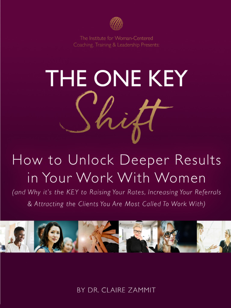 The One Key Shift Ebook - The Institute For Woman-Centered Coaching ...