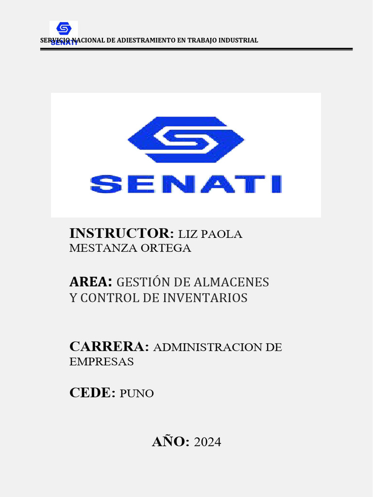 Gestión de Almacenes y Control de Inventarios | PDF | Negocios | Tecnología
