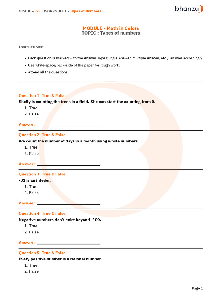 w-types-of-numbers-pdf-numbers-integer