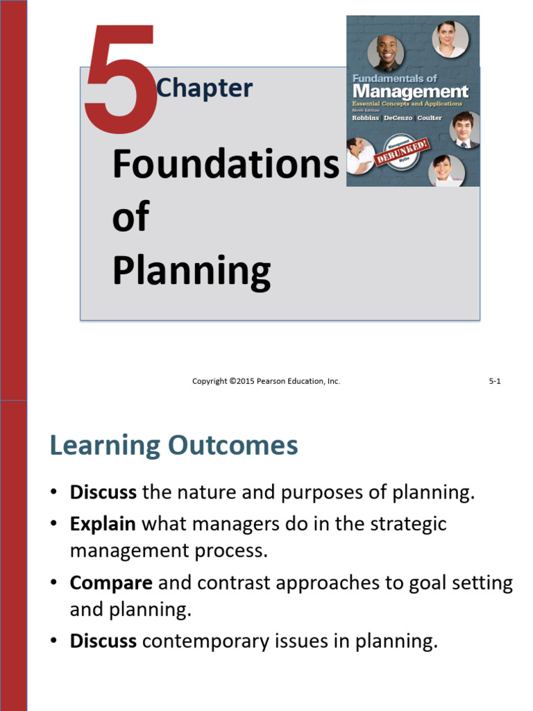 Chapter 5 - Foundations of Planning | PDF | Strategic Management | Goal