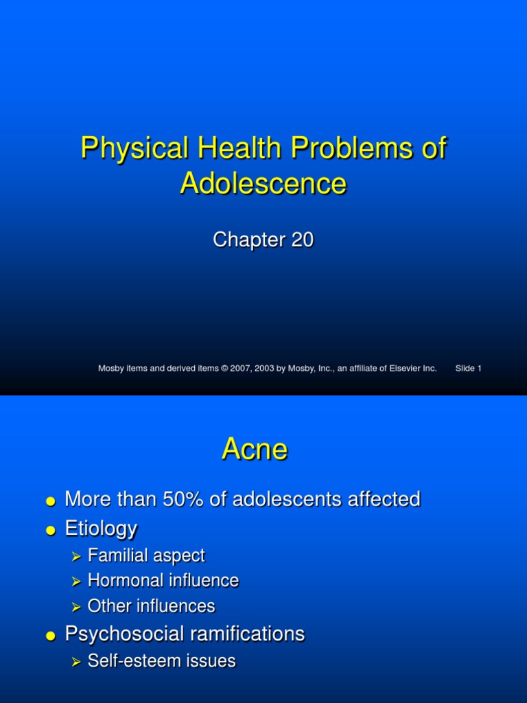 Physical Health Problems of Adolescence | Download Free PDF ...