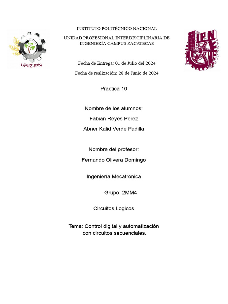 Practica 10 CL | PDF | Ingeniería Informática | Informática