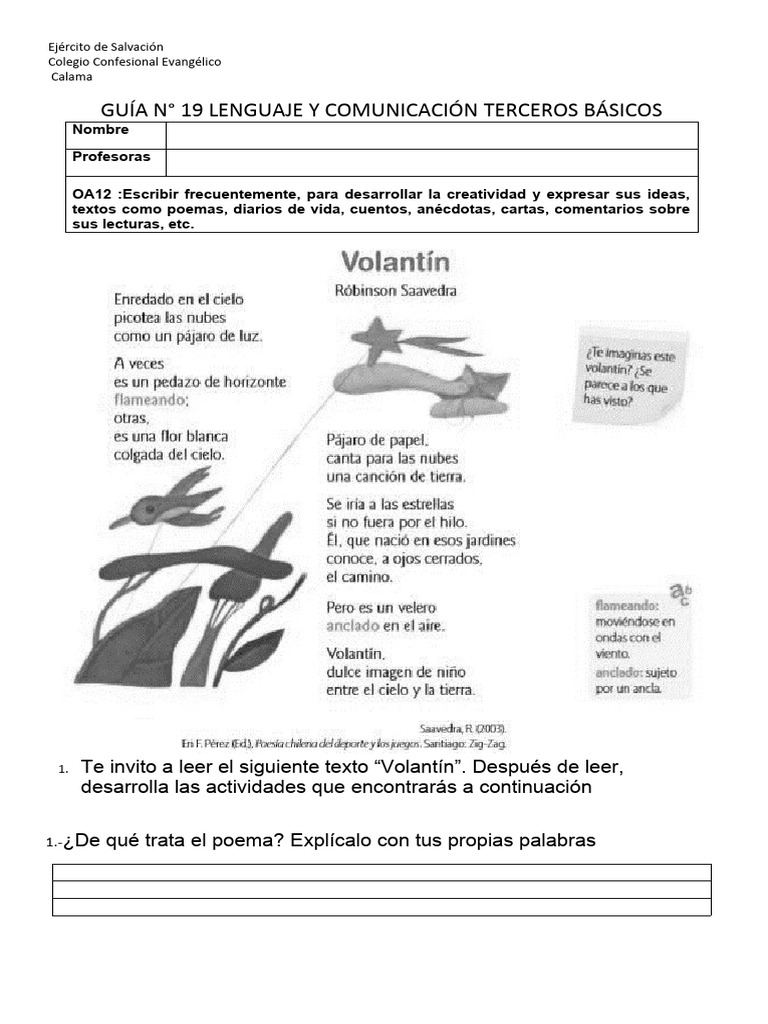 Ejercicios de Lenguaje Figurativo | PDF | Artes del Lenguaje y Comunicación