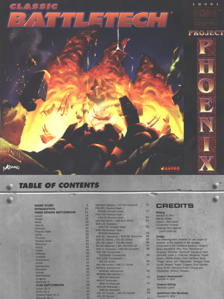 Technical Readout - Project Phoenix | PDF