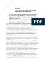 Programas Culturales de Los Partidos Politicos Elec 20n 2011