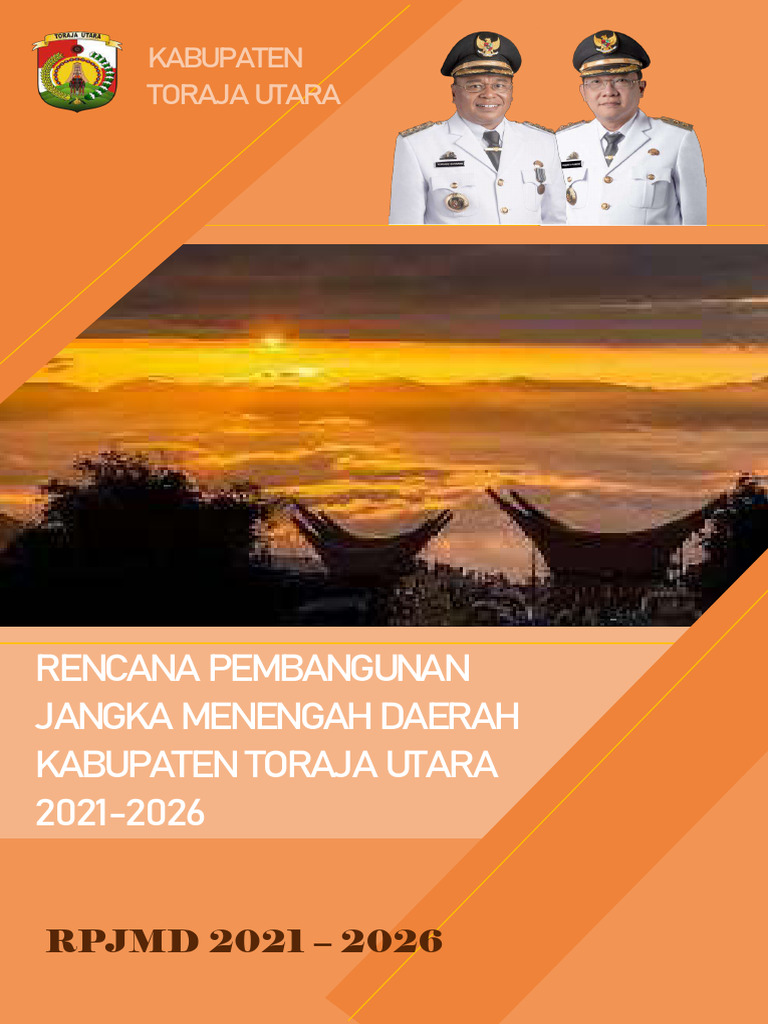 Rencana Pembangunan Toraja Utara 2021-2026 | PDF