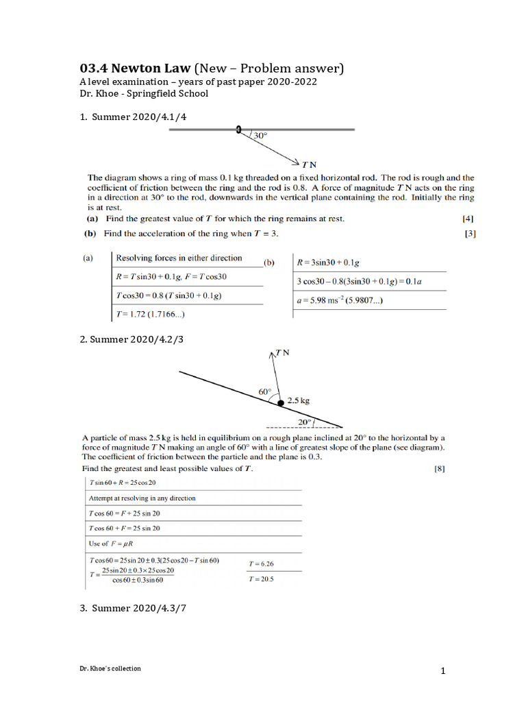A Level Physics Past Papers Collection | PDF