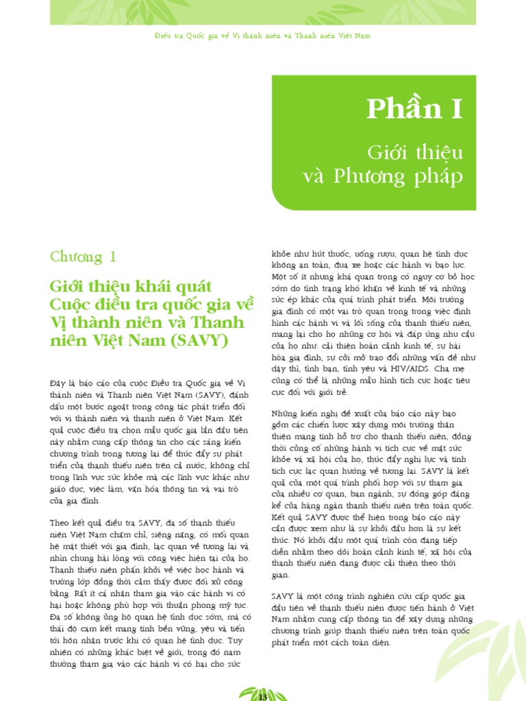 Phan I Chuong 1 | PDF | Wellness | Lifestyle