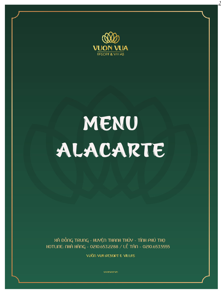 Menu Alacate | PDF