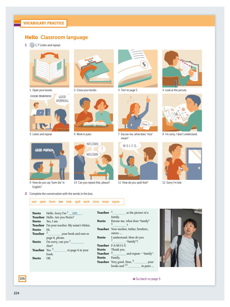 A1 Vocabulary Practice Exercises | PDF | Lunch | Waiting Staff