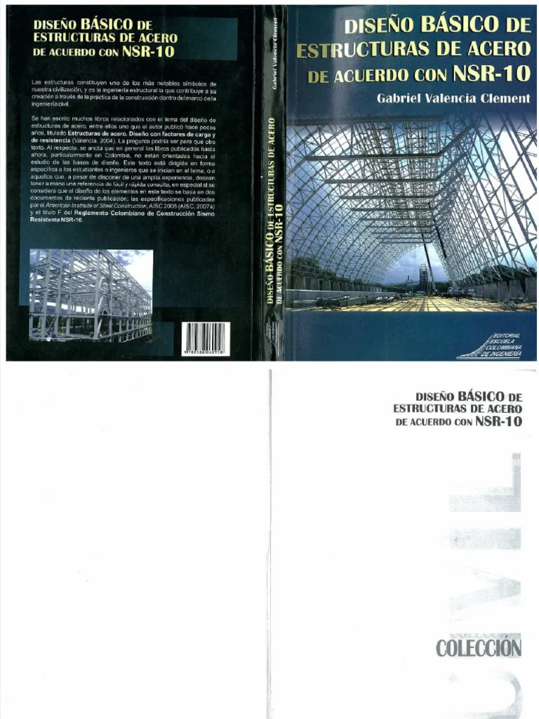 Diseño Basico de Estructuras de Acero Con NSR 10 | PDF