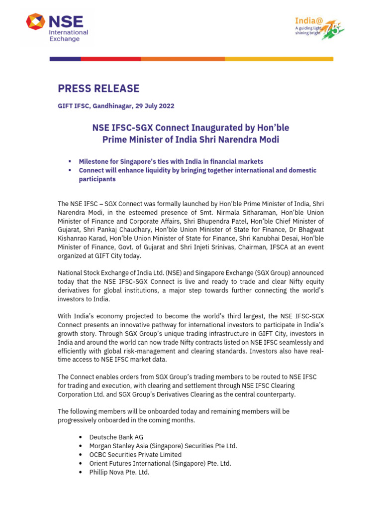 PR CC 29072022 | PDF | Derivative (Finance) | Stocks