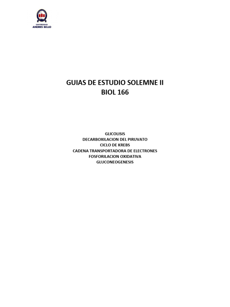 Gu%C3%ADas+de+estudio+Solemne+II-+Biol166 | PDF | Dieta y nutrición ...