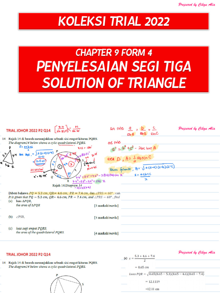 Triangle Solutions For 2022 Trials Pdf