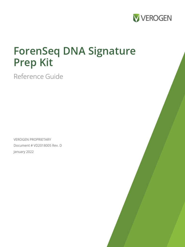 ForenSeq DNA Prep Kit Guide | PDF | Polymerase Chain Reaction | Dna ...