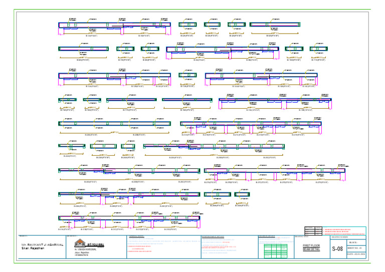 First Floor Beam Details Pdf Civil Engineering Building Engineering
