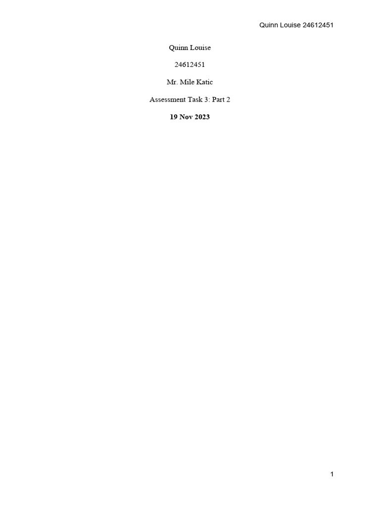 I&E Assignment 3 Reflection | PDF | Innovation | Swot Analysis
