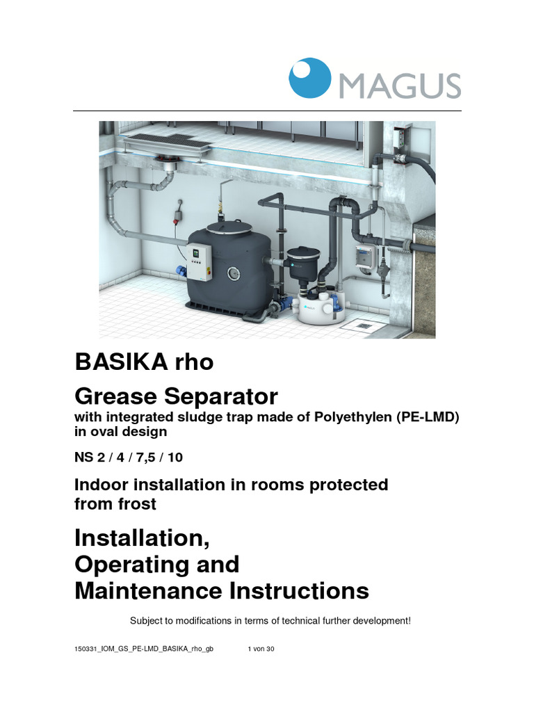 4.BASIKA Rho-Instructions | PDF | Pipe (Fluid Conveyance) | Safety