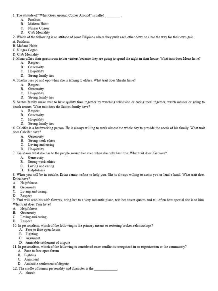Cflm q and a pdf social psychology
