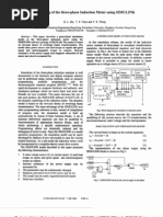 Modelling of The Three-Phase Induction Motor Using SIMULINK