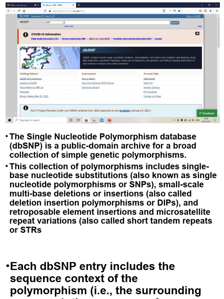 DB SNP | PDF | Single Nucleotide Polymorphism | Information Science