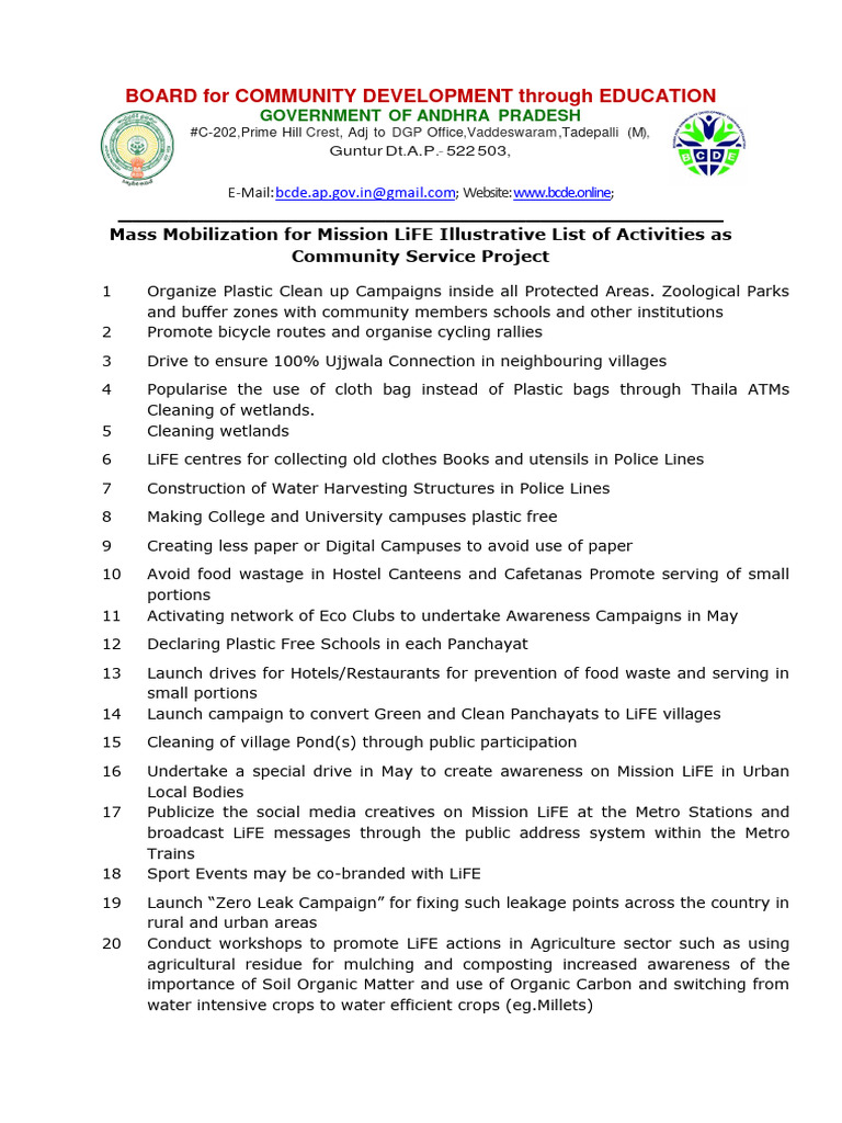 CSP MissionLIfe MASS 25 List | PDF | Natural Environment